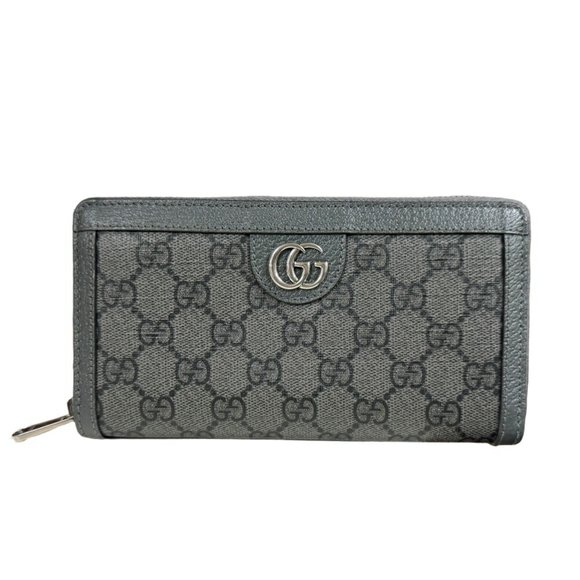 GUCCI Other - Gucci Zip Around Wallet Ophidia Long GG Supreme Canvas 706844 Men's GUCCI